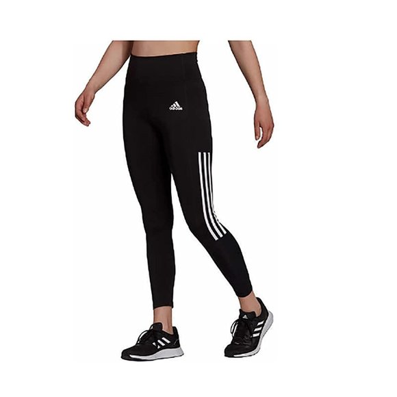 Adidas Pants - NWT adidas Womens Lightweight High Rise 3-Stripe Leggings Size L $60 1B157